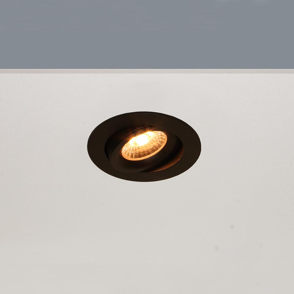 Artdelight Special - Inbouwspot - Dim-To-Warm - Zwart
