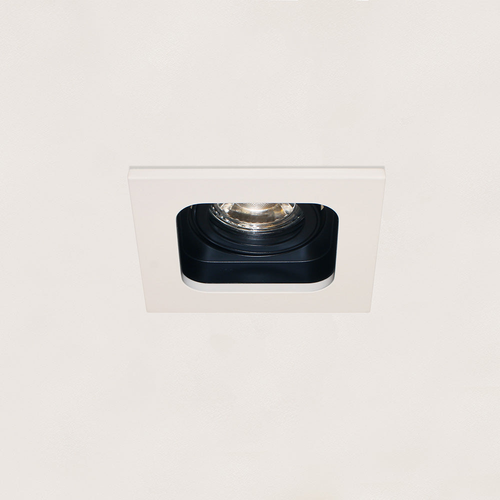 Artdelight Moggio - Inbouwspot - 1 lichts - Wit/zwart