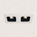 Artdelight Moggio - Inbouwspot - 2 lichts - Wit/zwart