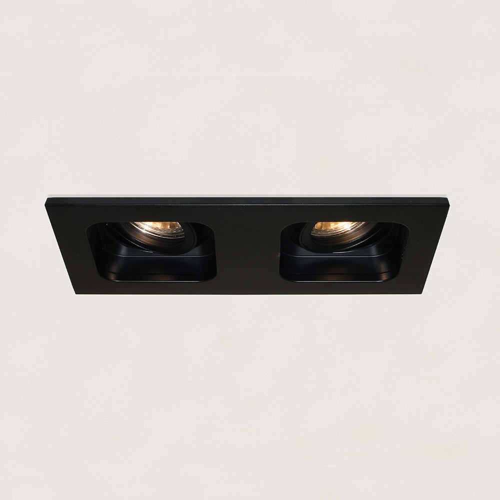 Artdelight Moggio - Inbouwspot - 1 lichts - Wit/zwart
