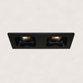 Artdelight Moggio - Inbouwspot - 2 lichts - Zwart