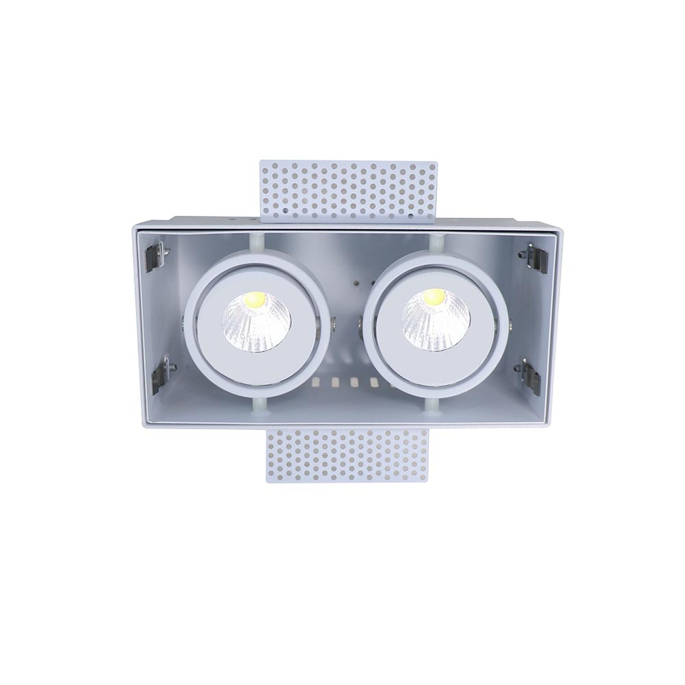 Artdelight Trofa - Inbouwspot - 1 lichts trimless - Wit