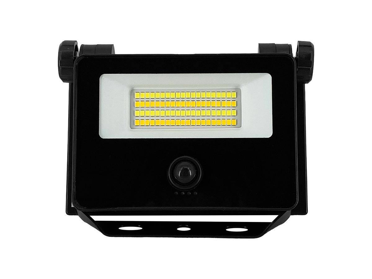 Solar schijnwerper FLOWLITE 3CCT (3/4/6,5K) 10W 1100lm PIR afstandsbediening IP65 zwart LITE