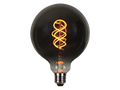 LED-lamp E27 1800K 4W 150lm 230V 360 ° FILAMENT G125 DIM Grafietglas PRIME