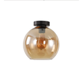 Artdelight Marino - Plafonnière - Ø25cm - Amber glas