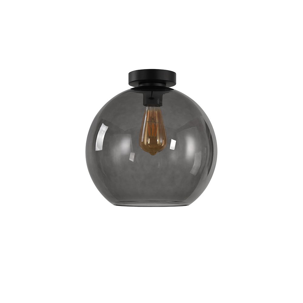 Artdelight Marino - Plafonnière - Ø30cm - Grijs glas