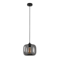 Artdelight Preston - Hanglamp - Ø24cm - Grijs glas