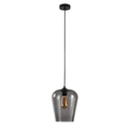 Artdelight Tombo - Hanglamp - Ø23cm - Grijs glas