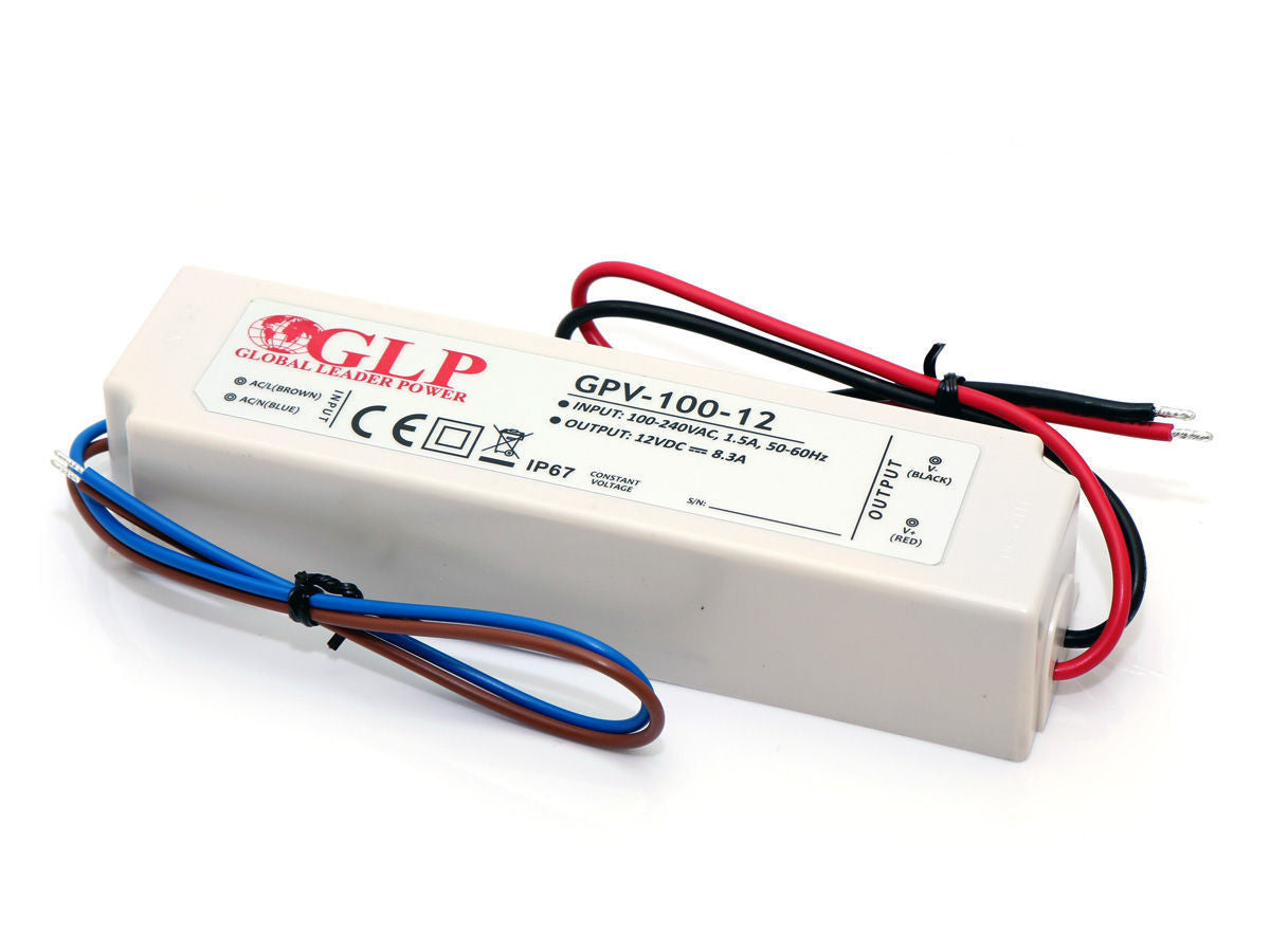 GPV-100-12 8.3A 100W 12V IP67 voeding