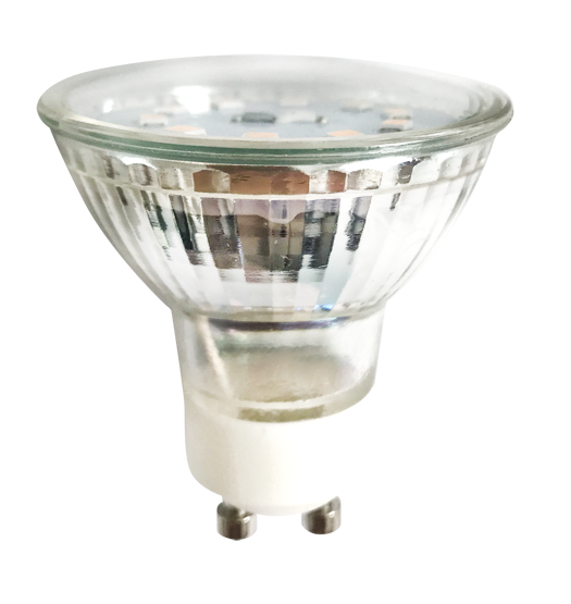 LED-lamp GU10 2700K 5W 450lm 230V 120 ° LITE glas