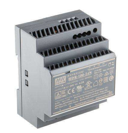 HDR-100-24N 4.2A 100W 24V DIN voeding