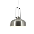 Artdelight Mendoza - Hanglamp - Ø37,5 - Mat staal/zwart