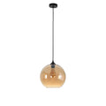 Artdelight Marino - Hanglamp - Ø30cm - Amber glas