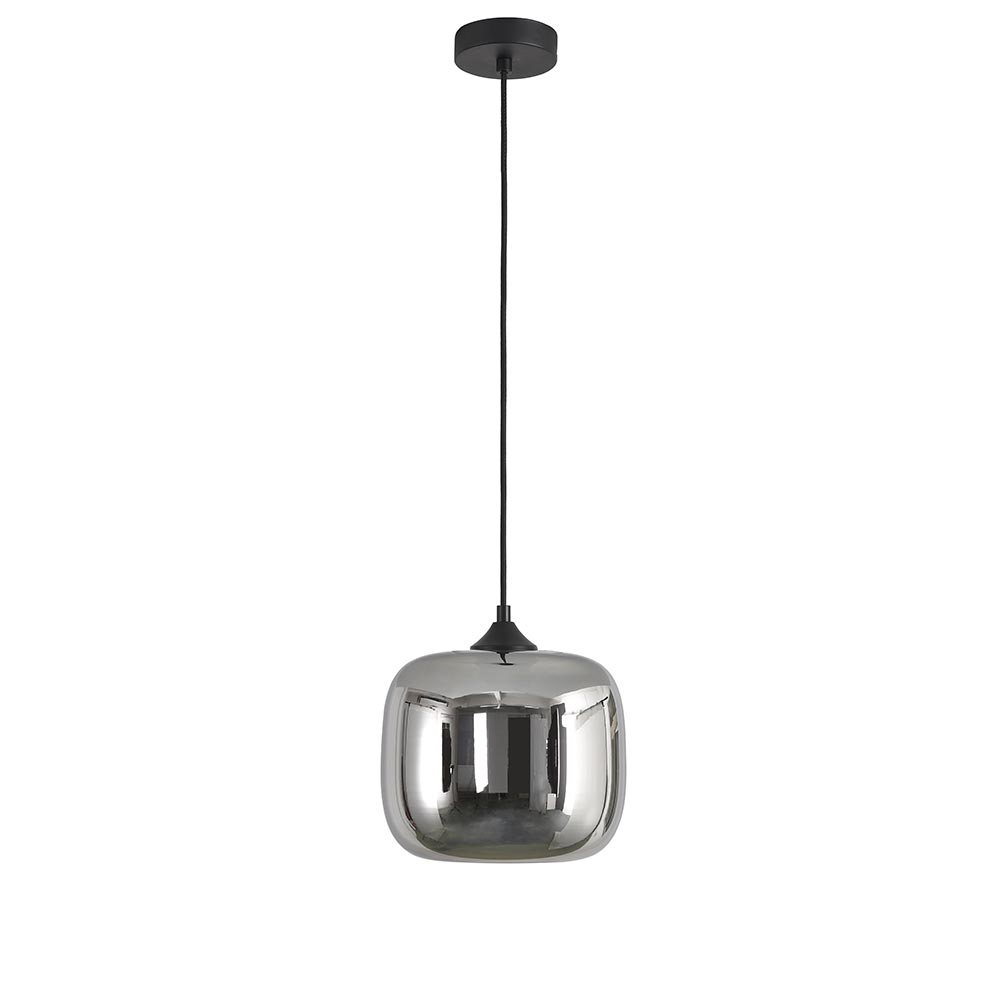 Artdelight Preston - Hanglamp - Ø24cm - Titan glas
