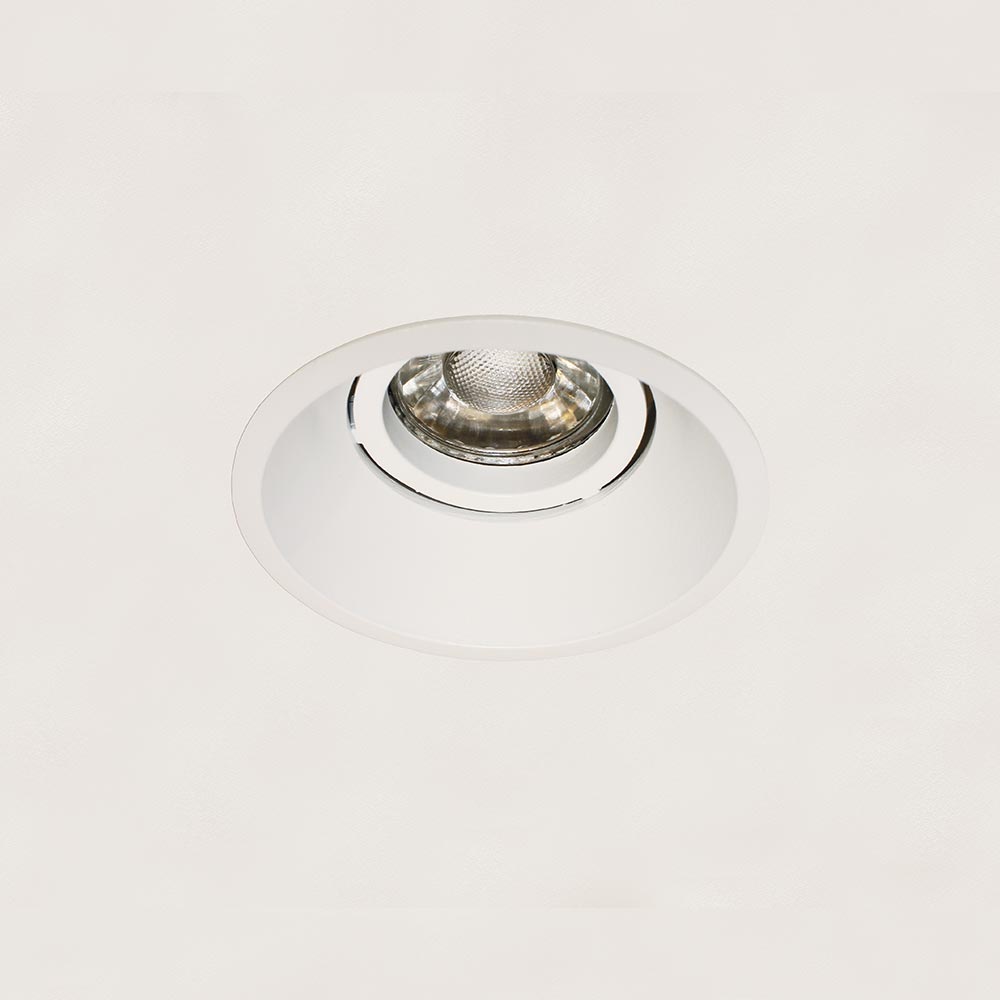 Artdelight Trofa - Inbouwspot - 1 lichts trimless - Wit