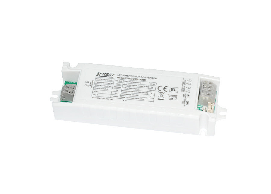 MERRYTEK voeding LED met noodstroomvoorziening 3h 3W