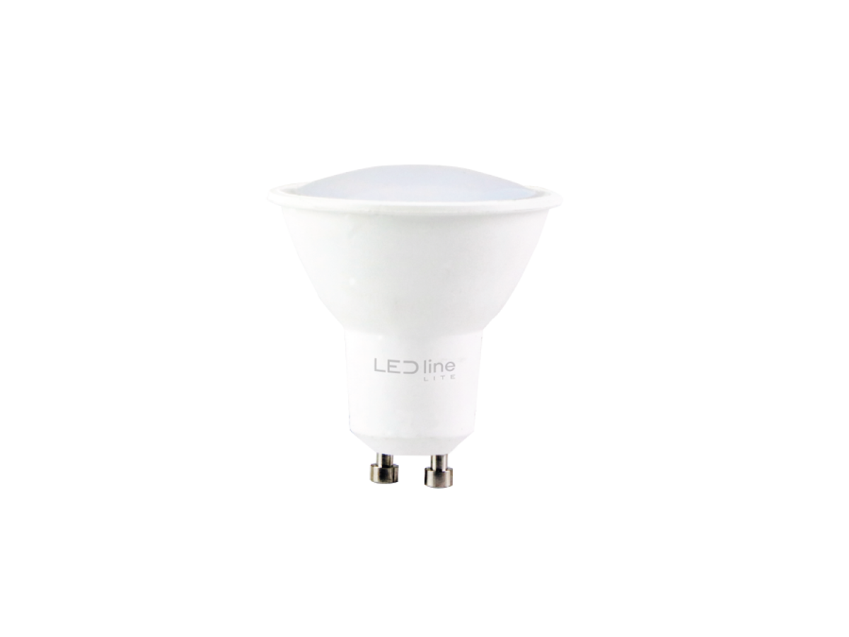 LED-lamp GU10 4000K 5W 450lm 230V 120 ° PC LITE