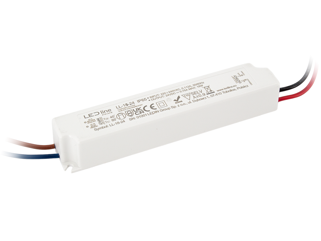 Voeding 18-24 IP65 18W 24V PRIME