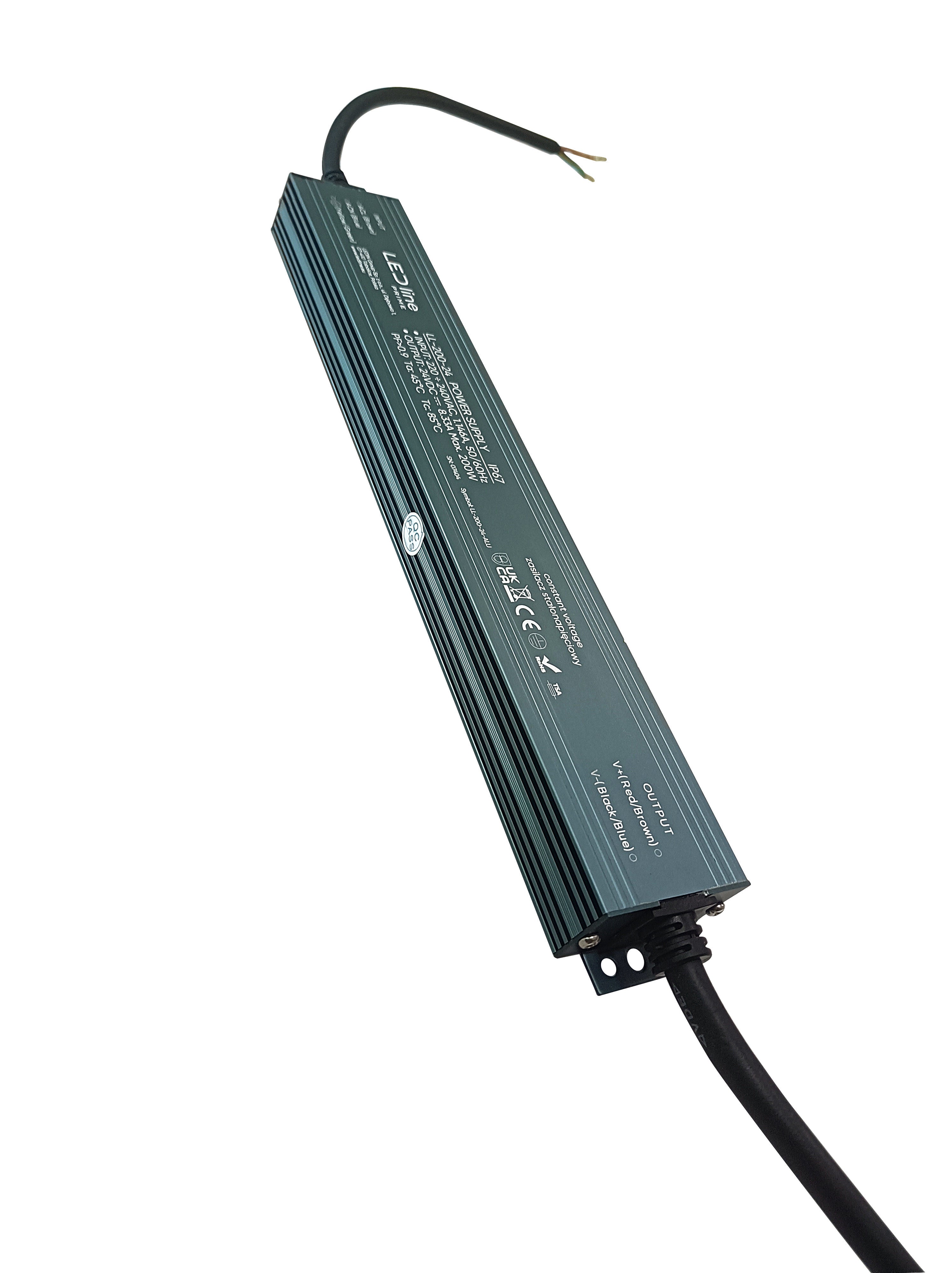Voeding 200-24 IP67 200W 24V Aluminium PRIME