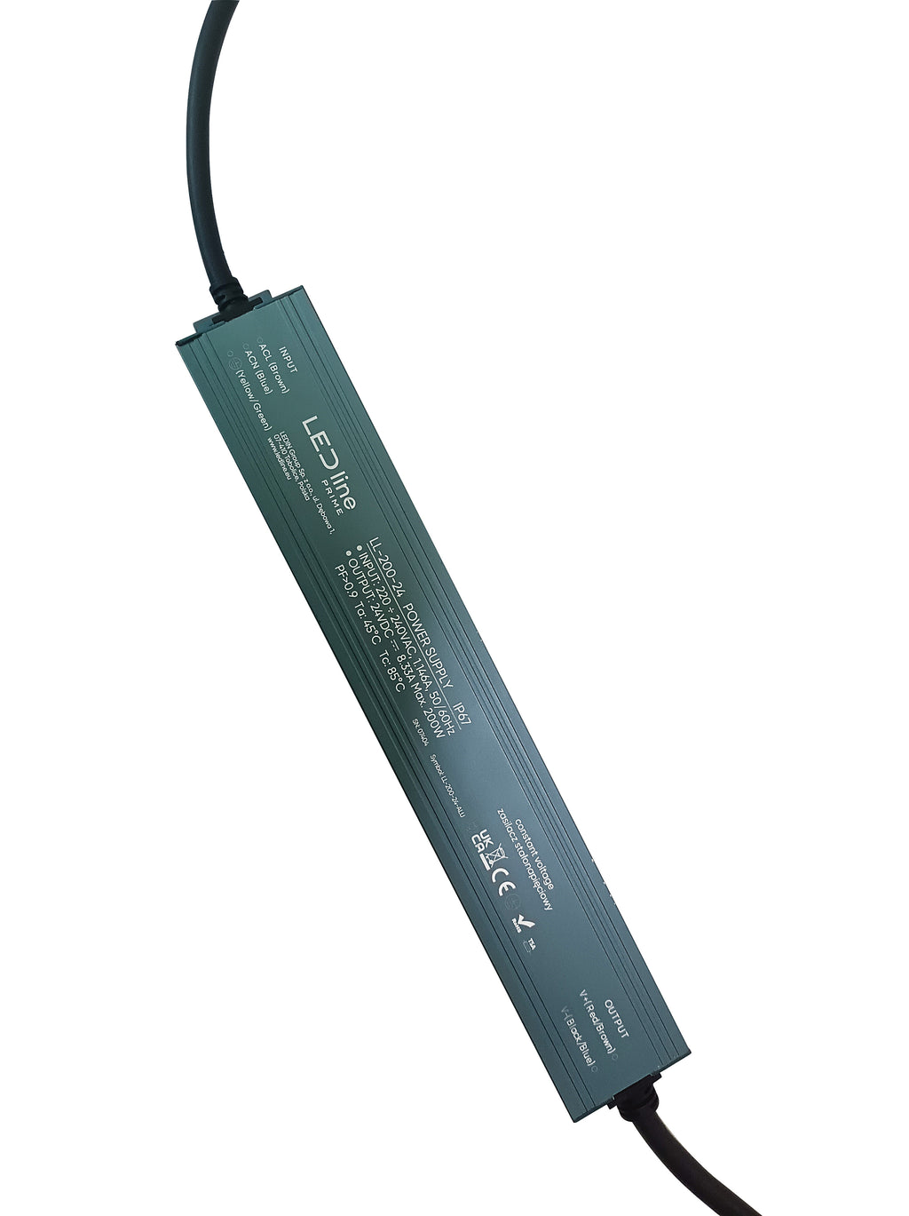 Voeding 200-24 IP67 200W 24V Aluminium PRIME