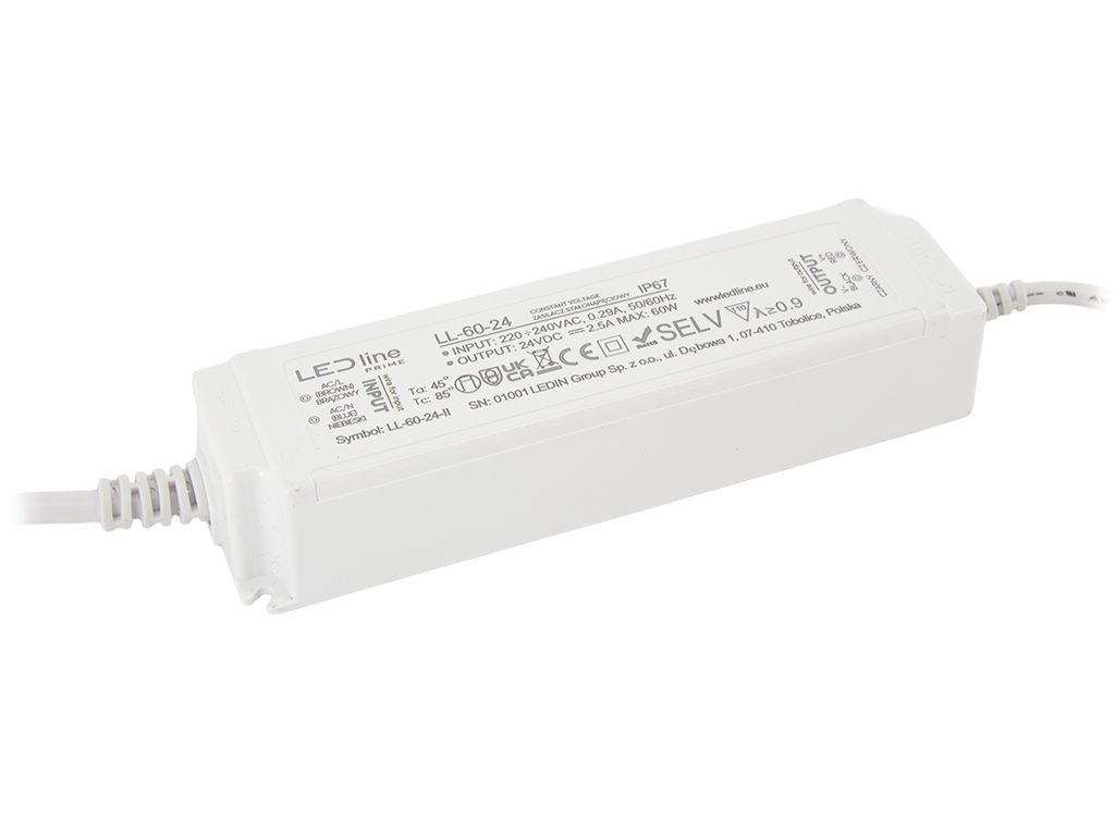 Voeding 60-24 IP67 60W 24V PRIME