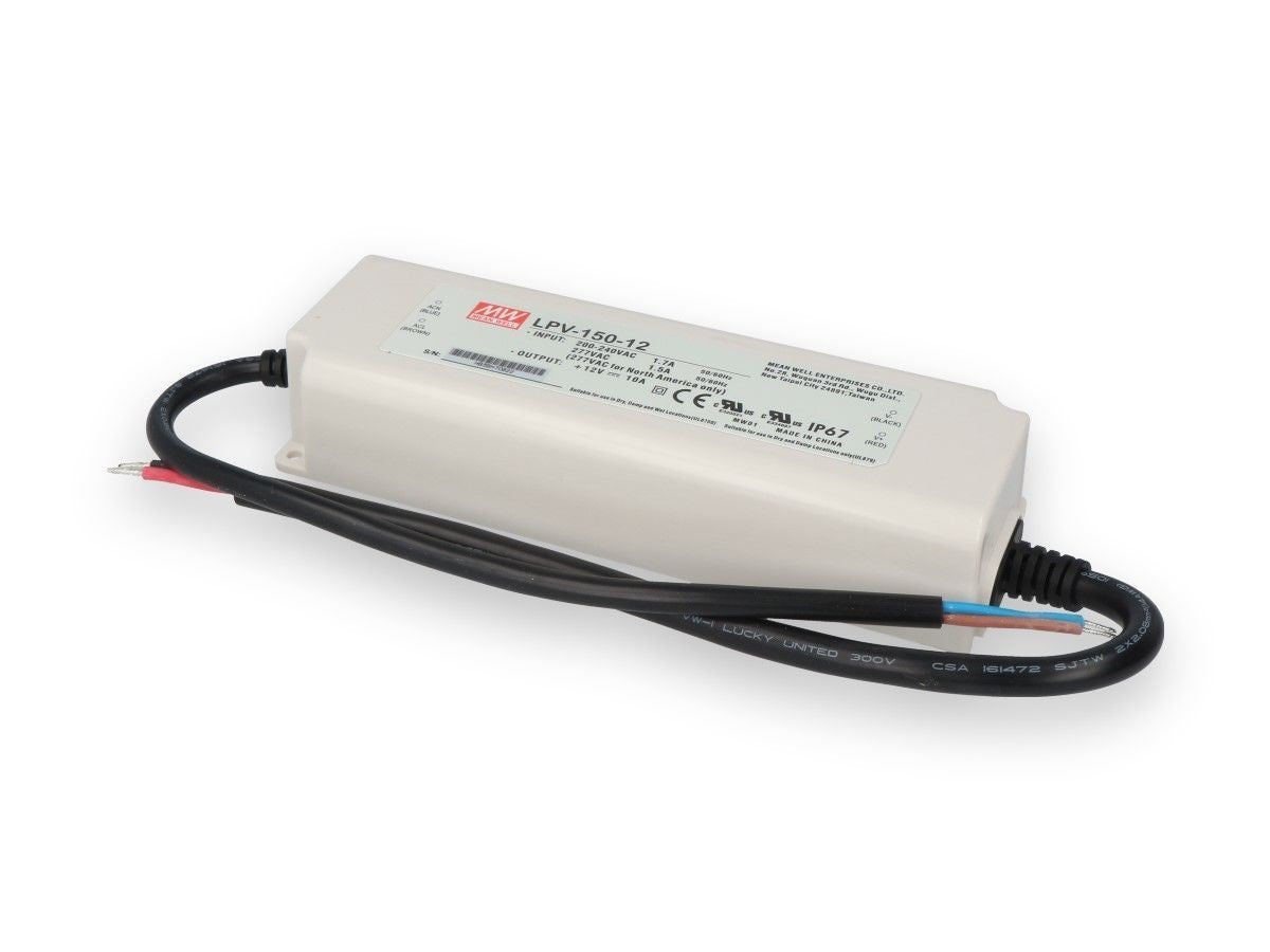 LPV-150-12 10A 120W 12V IP67 voeding