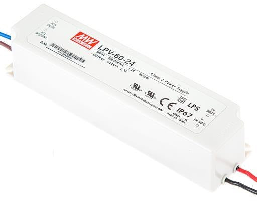 Voeding LPV-60-24 2.5A 60W 24V IP67