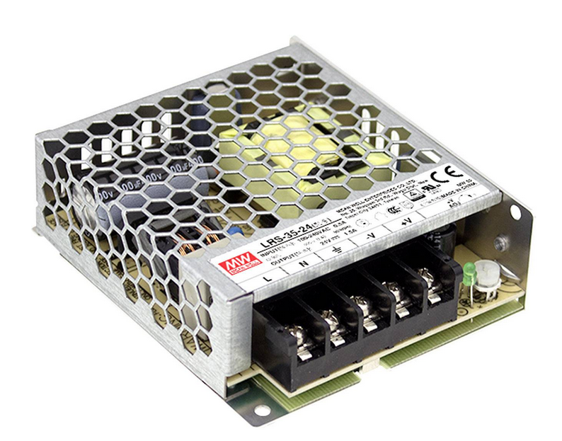 LRS-35-24 1,5A 36W 24V voeding