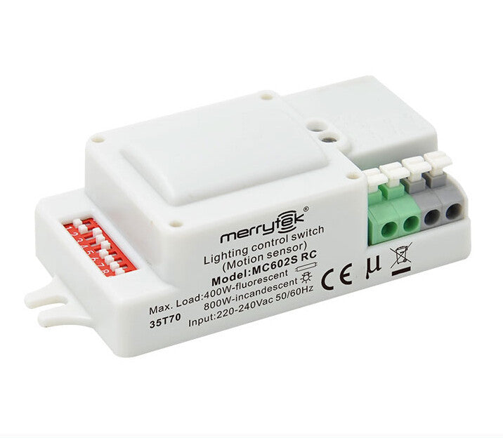 MERRYTEK magnetron bewegingssensor 12m 400W AAN/UIT