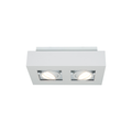 Artdelight Bosco - Opbouwspot - 2 lichts - Wit