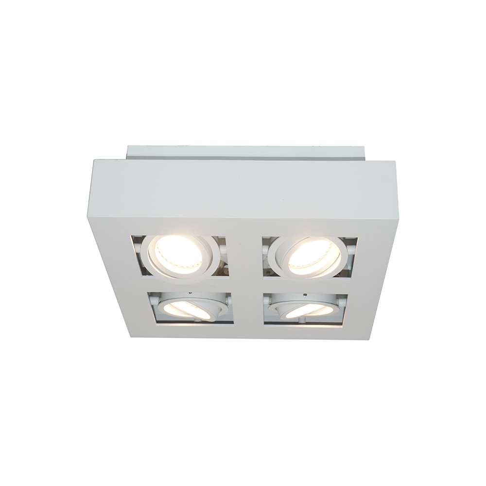 Artdelight Bosco - Opbouwspot - 1 lichts - Wit