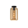 Artdelight Botany - Plafonnière - Amber glas
