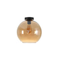 Artdelight Marino - Plafonnière - Ø30cm - Amber glas