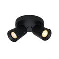 Artdelight Megano - Opbouwspot - 2 lichts - Zwart