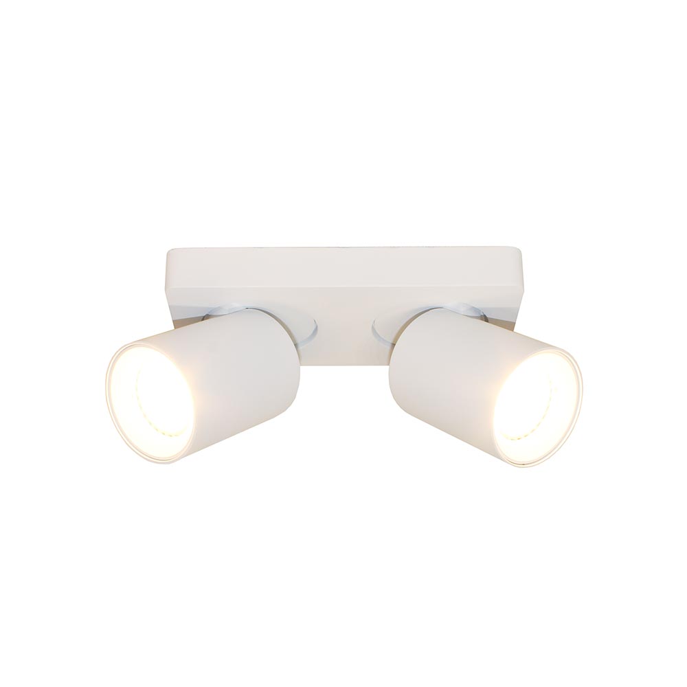 Artdelight Megano - Opbouwspot - 2 lichts - Wit
