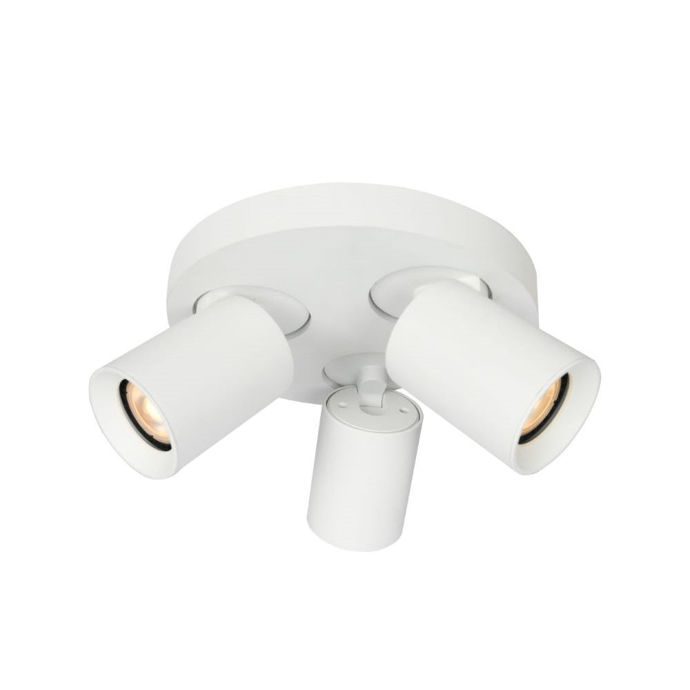 Artdelight Megano - Opbouwspot - 3 lichts - Wit