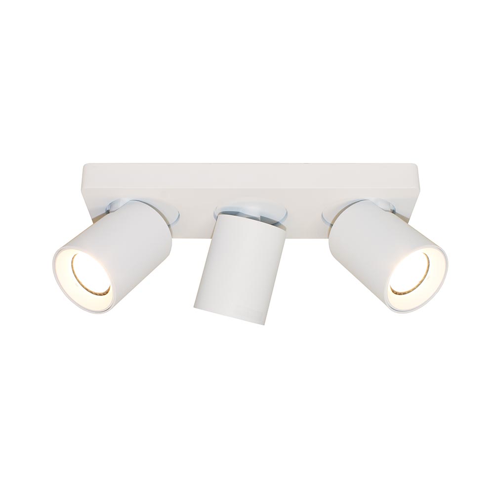 Artdelight Megano - Opbouwspot - 3 lichts - Wit