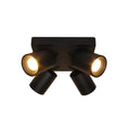 Artdelight Megano - Opbouwspot - 4 lichts - Zwart