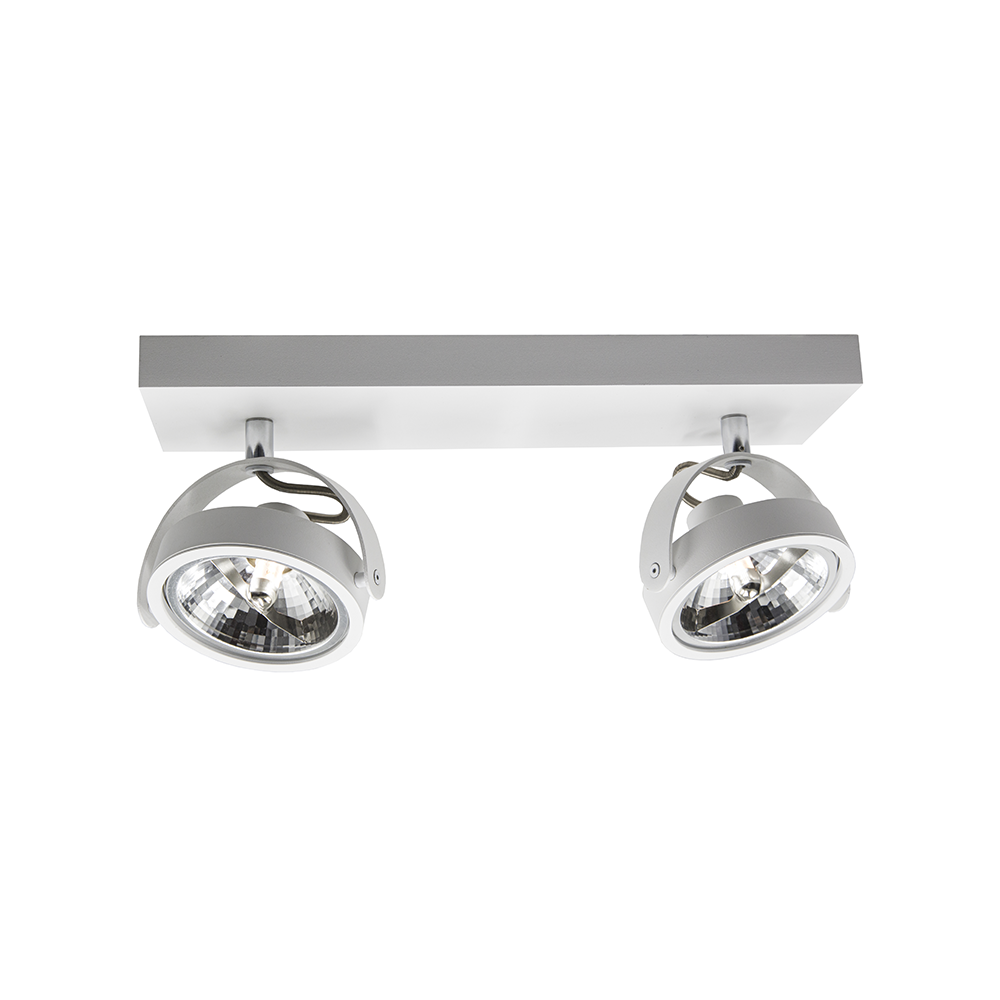 Artdelight Wajer - Opbouwspot - 1 lichts - Wit