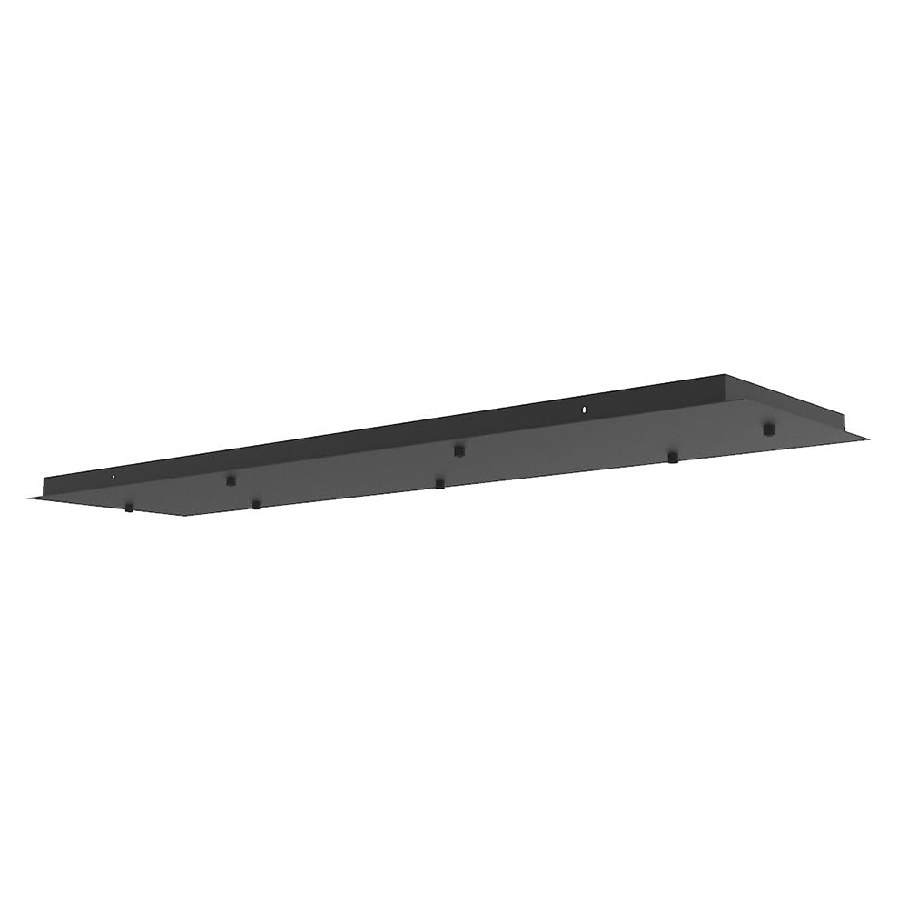 Artdelight Plate - Hanglamp - 160x30cm - Incl. gaten - Zwart