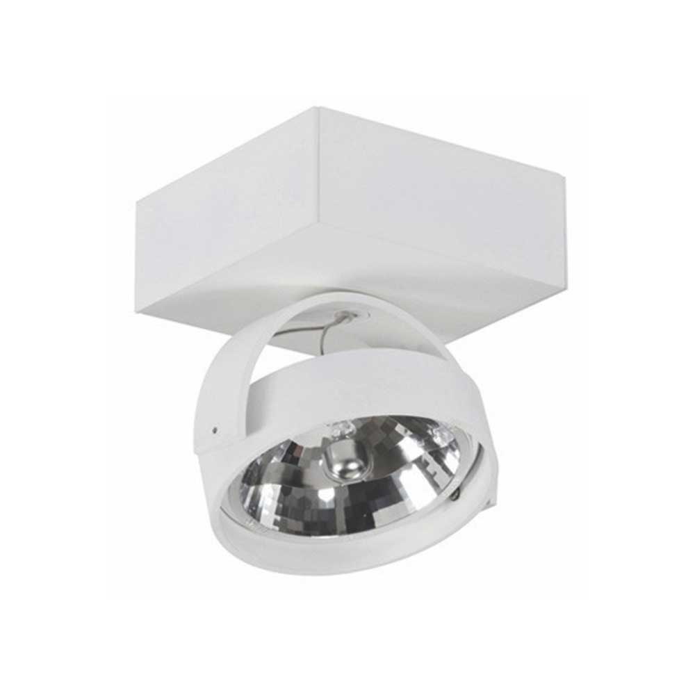 Artdelight Dutchess - Opbouwspot - 1 lichts - Vierkant - Wit
