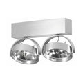 Artdelight Dutchess - Opbouwspot - 2 lichts - Aluminium