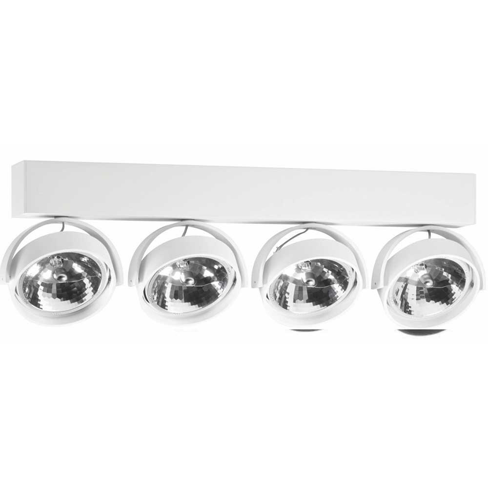 Artdelight Dutchess - Opbouwspot - 4 lichts - Wit