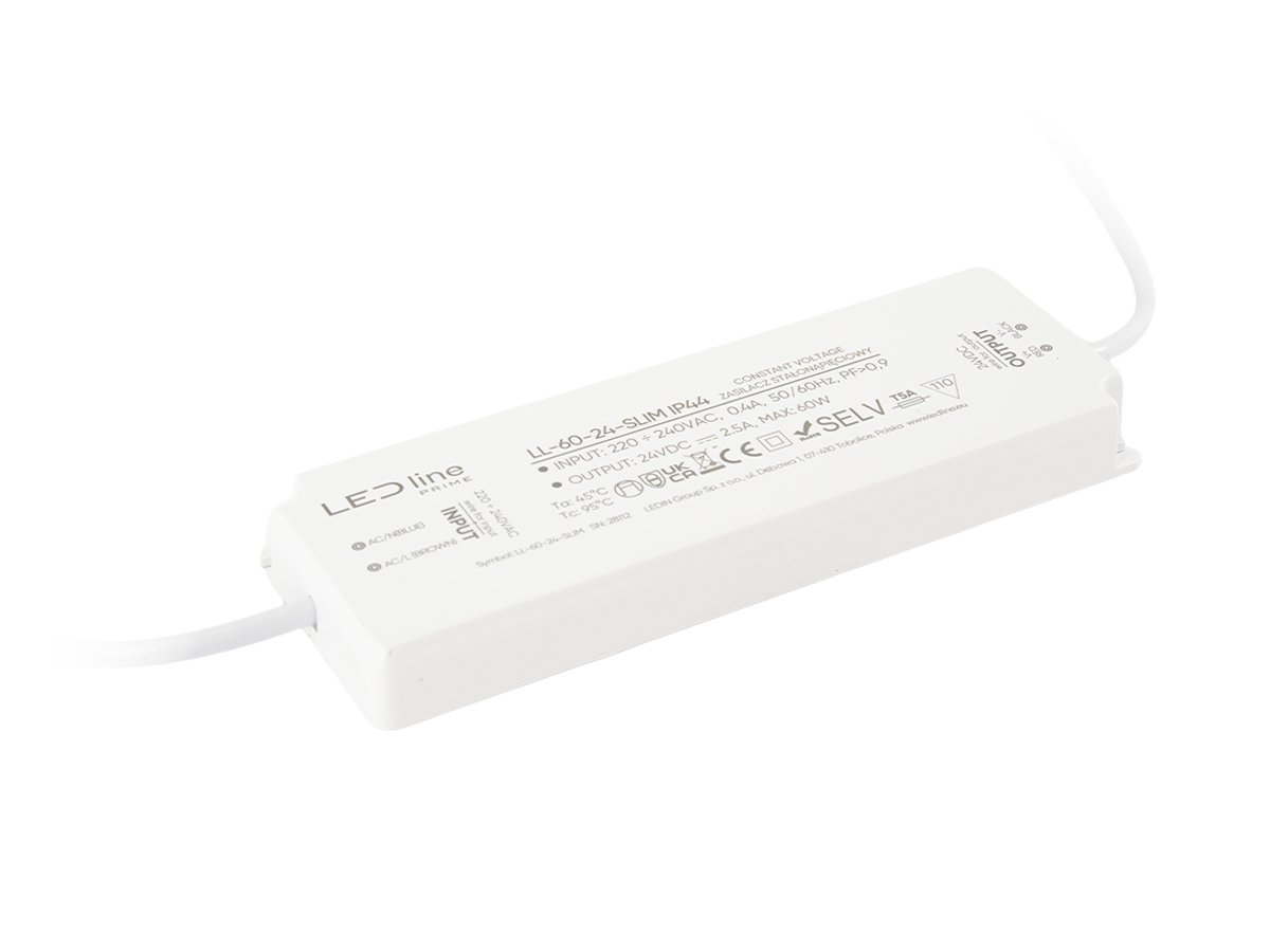 Voeding 60-24 IP44 60W 24V PRIME SLIM