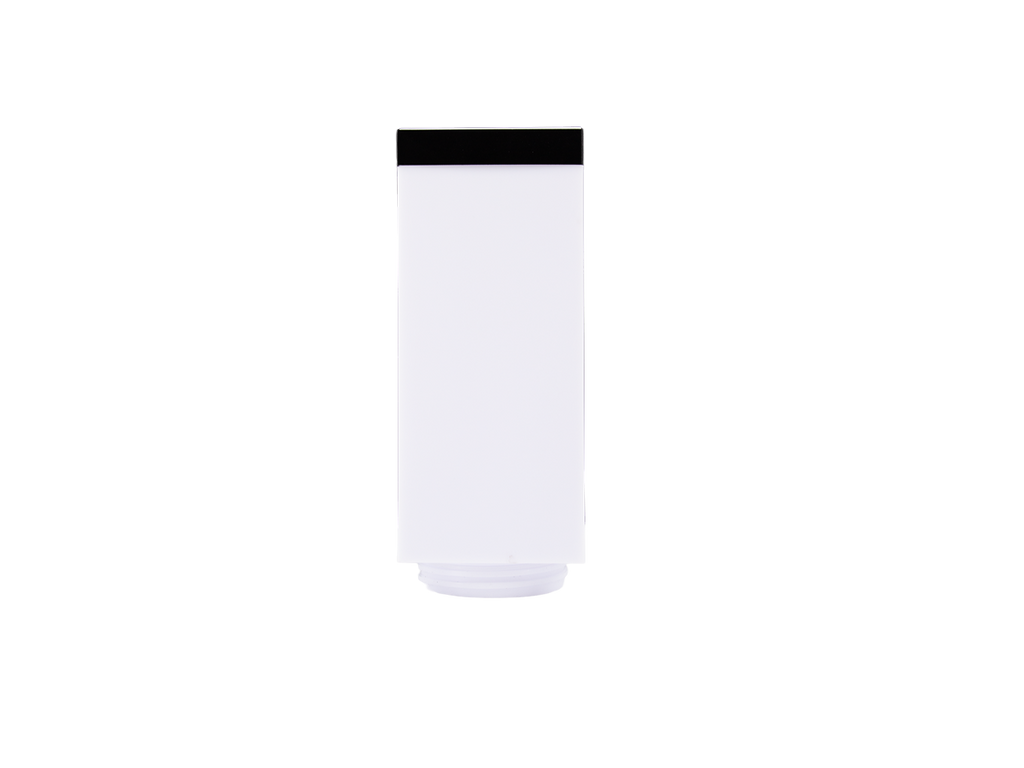 Tuinpaal CUBE vierkant zwart E27 80cm LITE