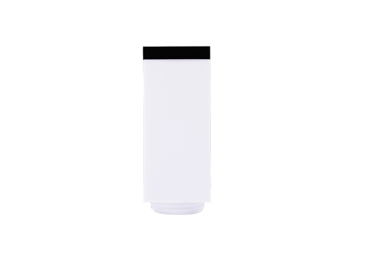 Tuinpaal CUBE vierkant zwart E27 80cm LITE