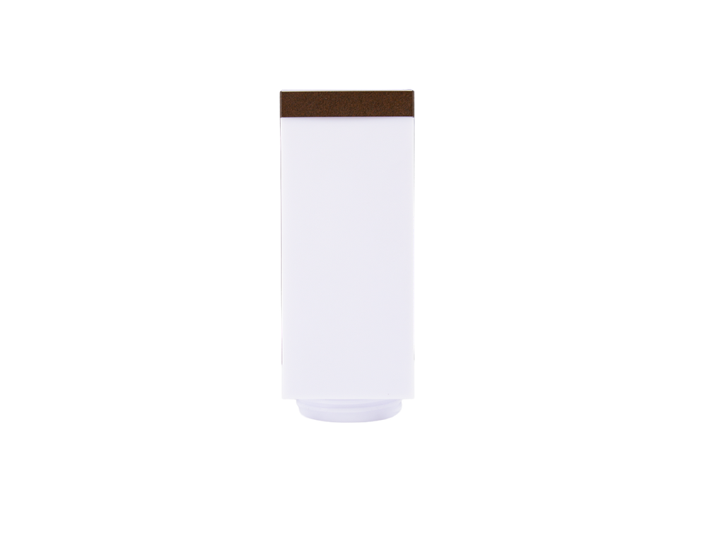 Tuinpaal CUBE vierkant corten E27 80cm LITE