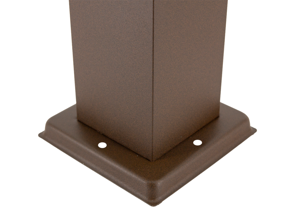 Tuinpaal CUBE vierkant corten E27 80cm LITE