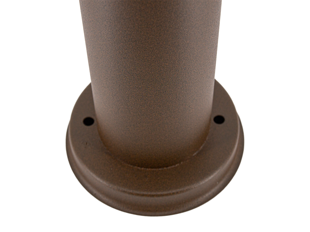 Tuinpaal CUBE rond corten E27 80cm LITE