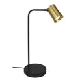 Artdelight Megano - Tafellamp - Zwart/goud